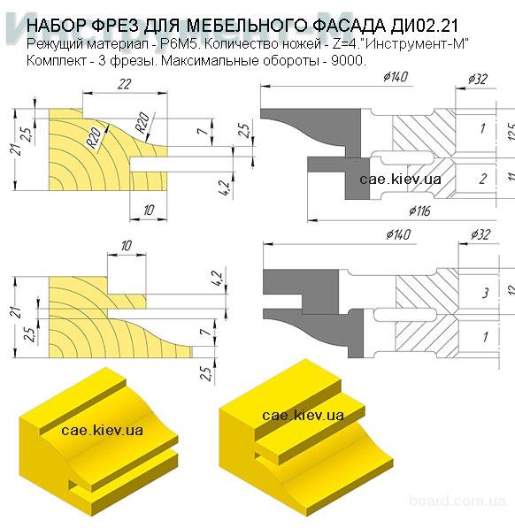 Фрезы по дереу для изготовления окон из дерева, производство и продажа ...
