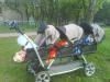 Продам б/у коляску Peg-Perego для тройни