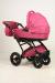 Шикарная универсальная коляска для девочки - Tako Bico Natural Style ( розовый лён )
