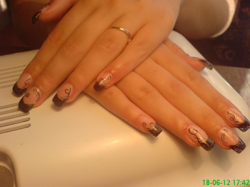 Наращивание ногтей гелем, любой формы(под лак, френч, роспись) 150грн ...